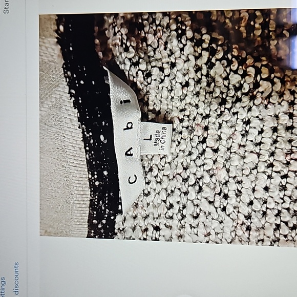 Cabi black knitted top - Picture 3 of 3